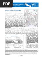 UN District Profile of Dhanusha 2015