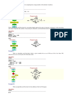 Write An Algorithm and Flowchart For Computing The Average Number of The Default 4 Numbers