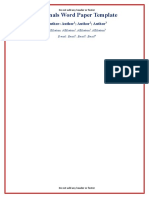 Ijournals Word Paper Template: Author: Author Author Author