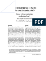 La Violencia en Parejas de Mujeres. ¿Una Cuestión de Educación?