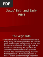 Jesus Birth and Early Years