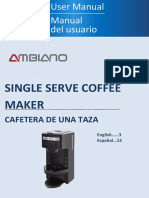 Ambiano Single Serve Coffee Maker