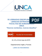 Vii 2019 Jornadas Libro de Resumenes