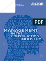 CIOB Research - Management in The Construction Industry 2010 PDF