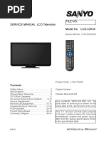 Sanyo Lcd-32k30 Chassis Uh4-B