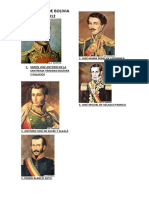 Presidentes de Bolivia 1825