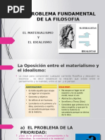 El Problema Fundamental de La Filosofia