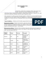 Class 12 Solutions Chemistry