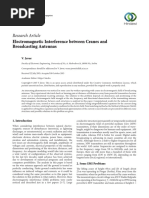 Research Article: Electromagnetic Interference Between Cranes and Broadcasting Antennas