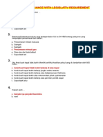 Monitor Compliance With Legislative Requirements