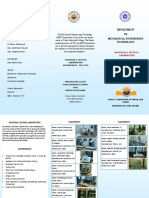 Department OF Mechanical Engineering Technology: Materials Testing Laboratory