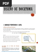 Diseño de Bocatoma