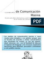 Medios de Comunicación Masiva