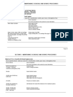 Section 5 - Maintenance Schedule and Service Procedures