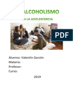 El Alcoholismo en La Adolescencia