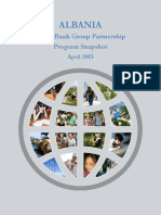 Albania: World Bank Group Partnership Program Snapshot