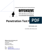 Penetration Testing Sample Report PDF