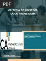 Criteria of Control Coco Framework