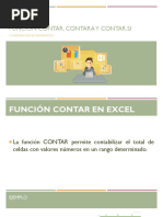 Función CONTAR, CONTARA Y CONTAR - SI