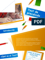 Test de Precalculo 1