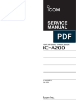 Icom Airband Transceiver Ic-A200 TM Service Manual