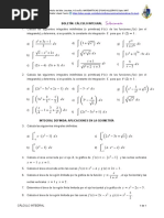 MAT2 CCSS EVA3 Boletín de Integrales Solucionario