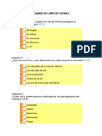 Examen de Libro de Esdras