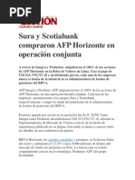 Venta Afp Horizonte