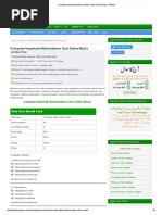 Computer Important Abbreviations Quiz Online Mcq's