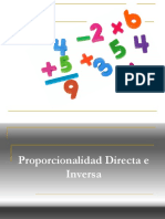 Proporcion Directa e Inversa