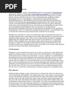 Thermodynamic Process: Thermodynamic System State Thermodynamic Equilibrium