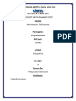 Trabajo Final Presupuesto Empresarial