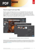 AI How To Export and Save Files 2018