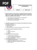 Examen Reanimancion Bls y Trauma