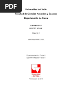 ESTEBAN SEPULVEDA LUCUMI - Experimentación Física II Laboratorio 9 Efecto Joule Tarea de Preparación