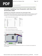 Concept: Updating Creo Parametric With New Creo Schematics Data