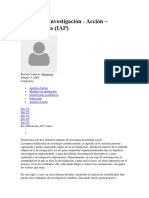 Modelo de Investigación IAP