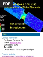 Introduction To Finite Element Analysis