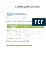 Procedimiento de Contingencia