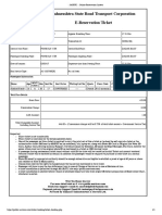 Maharashtra State Road Transport Corporation E-Reservation Ticket