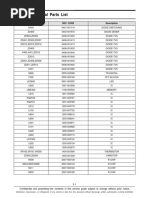 Samsung Galaxy V G-313 Electrical Part List