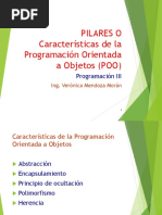 Programacion III - Características de La POO PDF