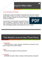 Identifying The Main Idea PDF