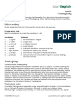 LearnEnglish Magazine Thanksgiving 0