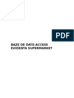 Baza de Date Supermarket