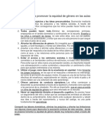 Las 7 Claves para Promover La Equidad de Género en Las Aulas