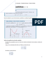 3.1 Funciones Cuadráticas