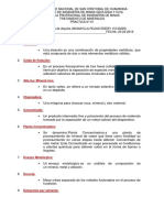 Vocabulario Basico Tratamiento de Minerales