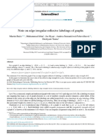 Note On Edge Irregular Reflexive Labelings of Graphs