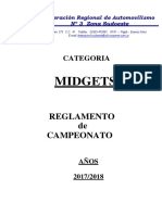 Reglamento Carrera Midgets 2017-2018